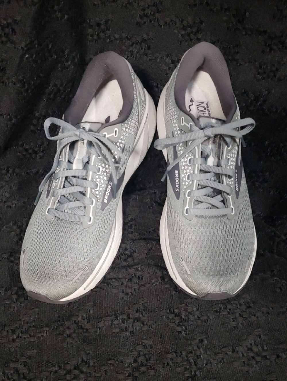 Brooks Women's Light Gray Mesh Running Sneakers